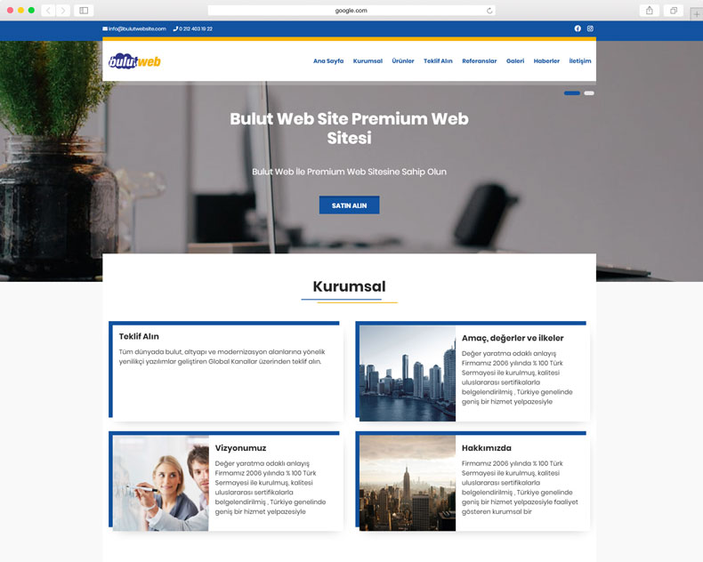 Şirket Web Sitesi